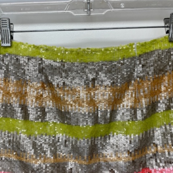 FREE PEOPLE FP One Sequin Mini Skirt Worn once - Picture 7 of 7